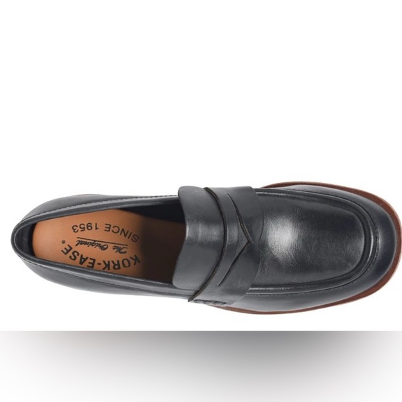 Keegan KORK-EASE Women's Carlisle Leather Loafer Black 8.5 Brand new Keegan KORK - Picture 4 of 8